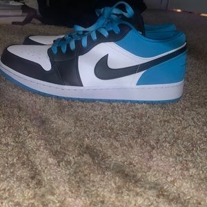 Nike laser blue Jordan 1 lows